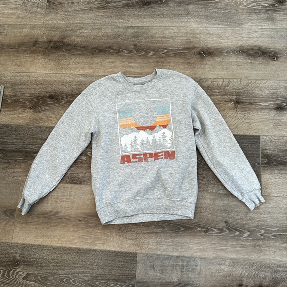 Zoe +Liv grey Aspen sweatshirt size xs. - Picture 3 of 4